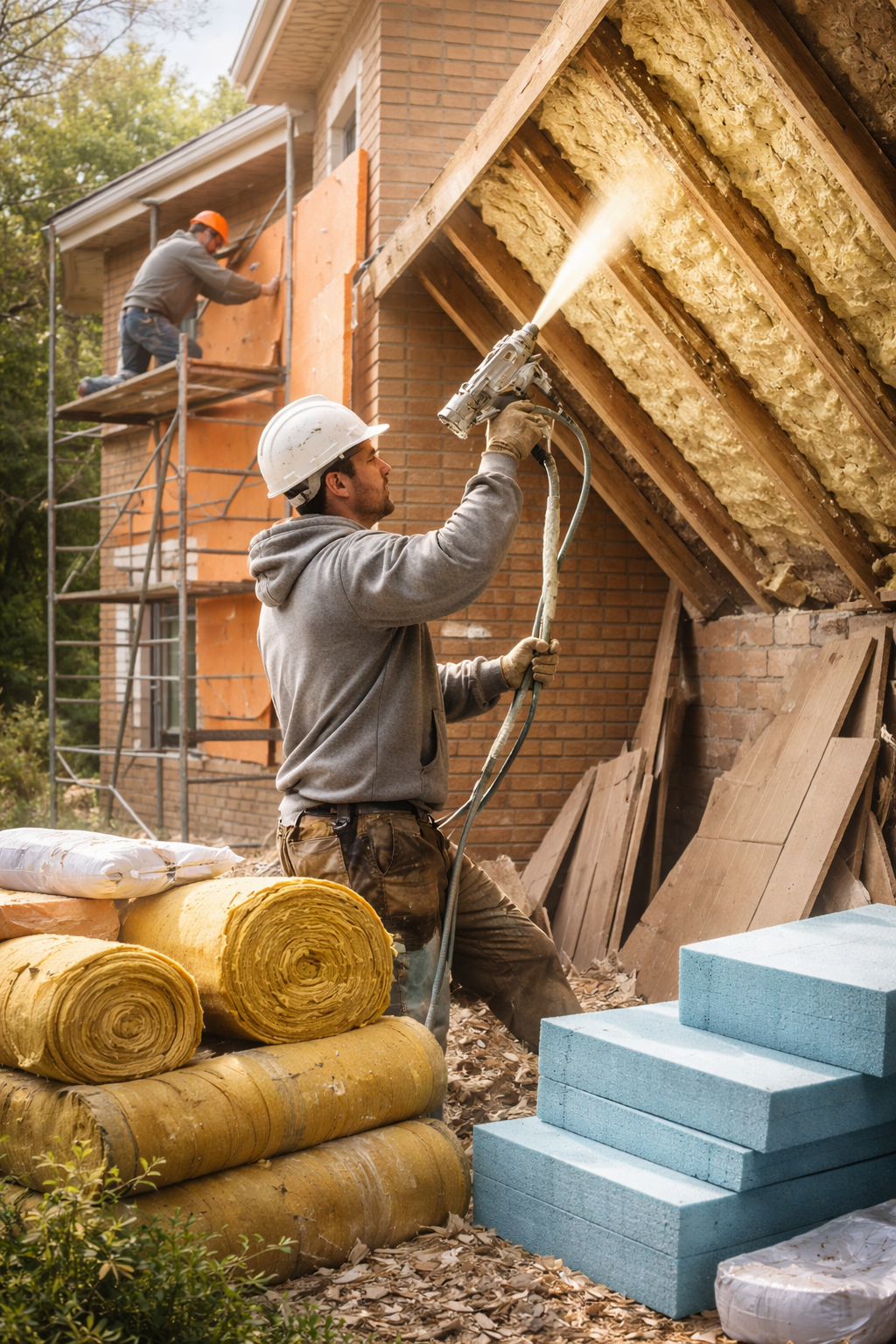 Утепление домов в Липецке под ключ от 4365 руб/м2 | Профессионально — ТепломастерЛпц